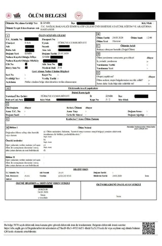 Death Certificate Death Certificate