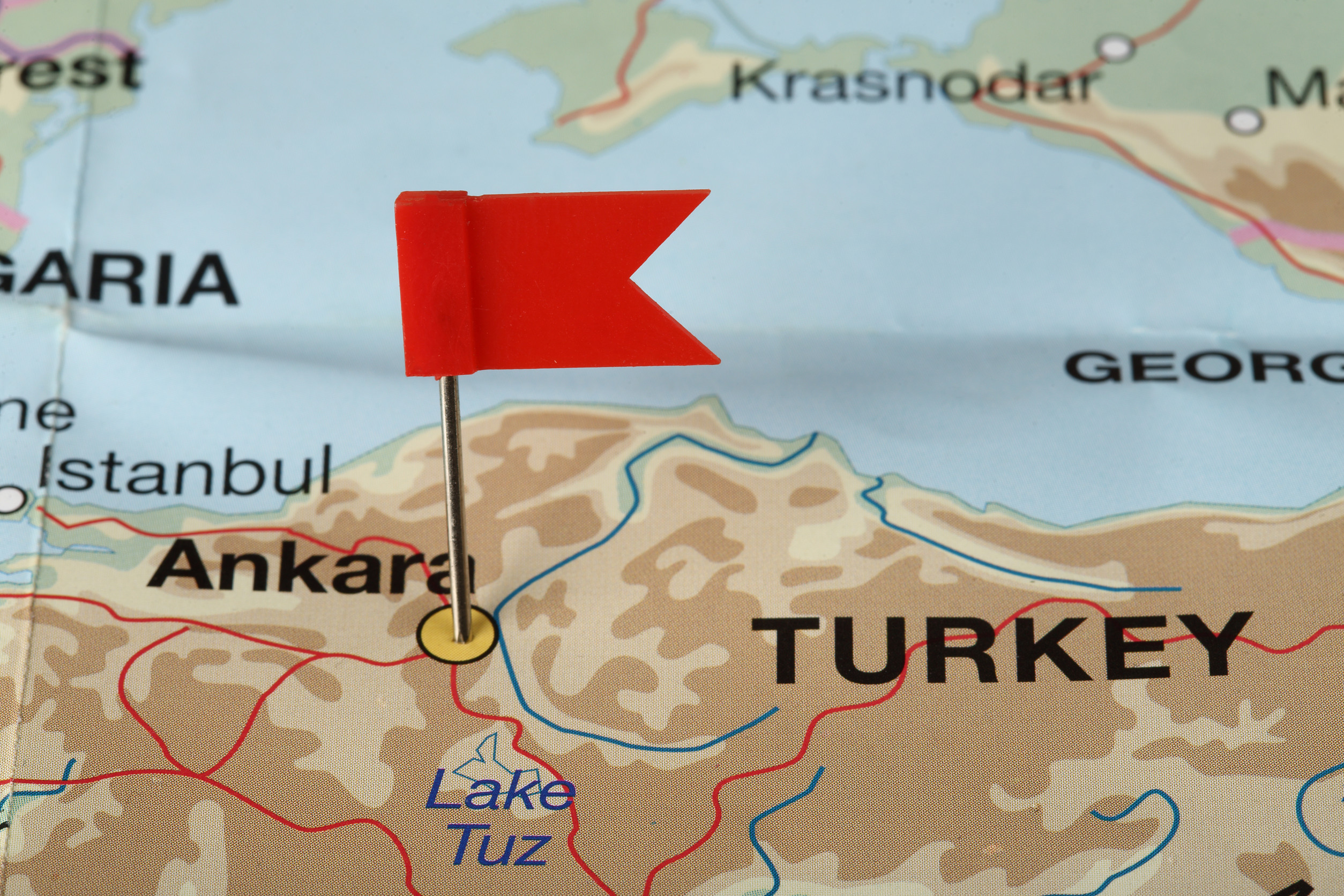 flag pin on the map pointing ankara turkey flag pin on the map pointing ankara turkey