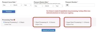 Urgent Turkey Visa Processing Urgent Turkey Visa Processing