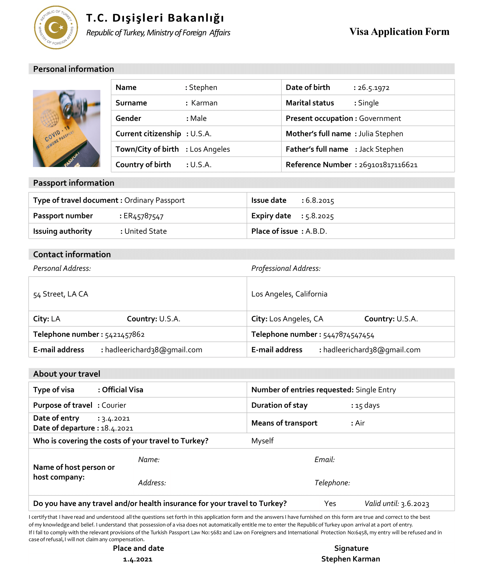 Turkey Official Visa Turkey Official Visa